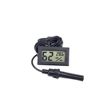 Imagem de Termômetro Digital LCD Higrômetro Temperatura e Humidade - Topmixshop