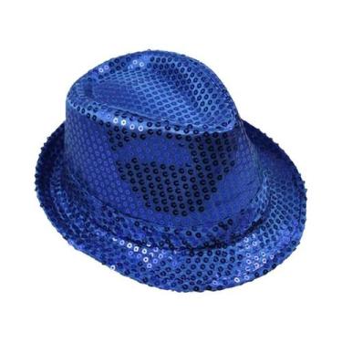 Imagem de Chapéu Bucket Unissex Com Lantejoulas Brilhantes Para Performance Em P