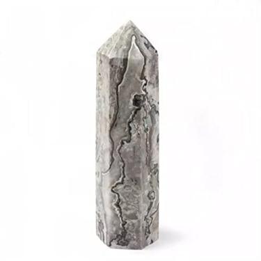 Imagem de Cristal natural áspero 90 mm-100 mm varinha de pedra natural ponta de quartzo cristal 1 peça adequada para decoração de móveis