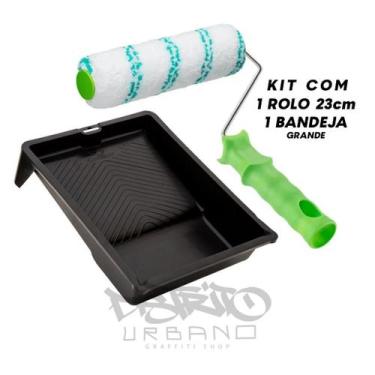Imagem de Rolo de Pintura 23cm e Bandeja Condor Kit Pintura Completo