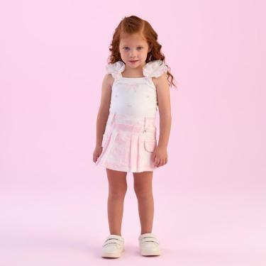 Imagem de Conjunto Infantil Menina Blusa/Saia Tie-Dye Petit Cherie-Feminino