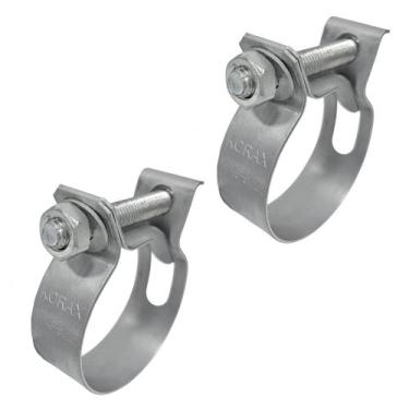 Imagem de Abraçadeira Tipo Mangote Aço Galvanizado 43 X 51 MM Larg. 20 MM - 2 Un