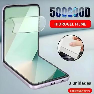 Imagem de Protetor De Tela De Hidrogel Para Samsung Galaxy Z Flip 6 5 4 3 5G, Pa