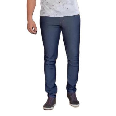 Imagem de Calça Jeans Masculina Original Escura Elastano Lycra - Faellly Wear, 3