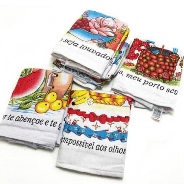 Imagem de Pano De Prato Grande Nossa Senhora 10 Unidades - Nossa Senhora Apareci