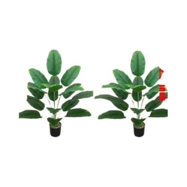 Imagem de Planta Artificial Realista Grande De Areca Verde Com 36 Folhas Para De