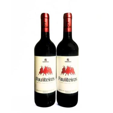 Imagem de 2 Vinhos Tintos Secos Portugueses Pauliteiros 750ml