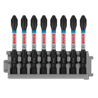 Imagem de Ponta para parafusar Bit Impact Control Ph2 50mm Com 8 Peças Bosch 260