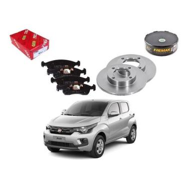 Imagem de Kit Disco Pastilha Freio Dianteiro Mobi 1.0 2017 A 2019 - TRW