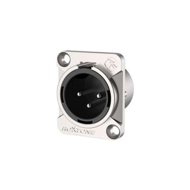 Imagem de Conector de Painel XLR Macho 3 Polos RX3MD-NT Roxtone