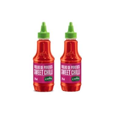 Imagem de Molho Pimenta Sweet Chilli 270ml Cêpera - Kit 2 Un - Cepêra