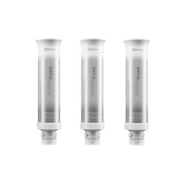 Imagem de Kit 3 Refil De Água Acqua Pure para Purificador Electrolux PE11A, PE12