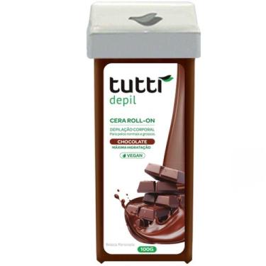 Imagem de Cera Depilatória Roll-On corporal facial 100g Tutti Depil