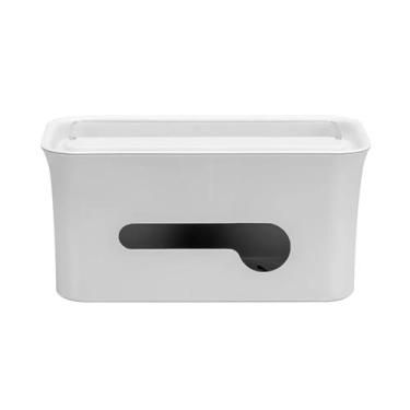 Imagem de Caixa organizadora de cabos e fios Octoo OrguiBox Cinza