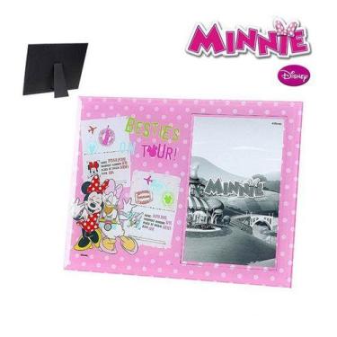 Imagem de Porta retrato 10x15 vertical de vidro - minnie disney - ETIHOME