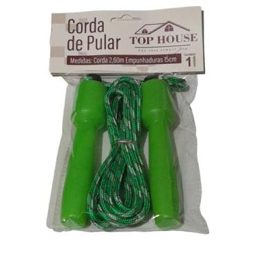 Imagem de Corda de Pular Esportiva 2,6 Metros e Empunhaduras de 15 cm - TOP RIO,