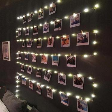 Imagem de Fita De Luzes LED USB Alimentada Por Bateria Para Decoração De Quarto,