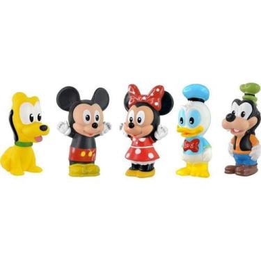 Imagem de Fantoche de Dedo Turma do Mickey 5 Personagens Vinil Atóxico Disney