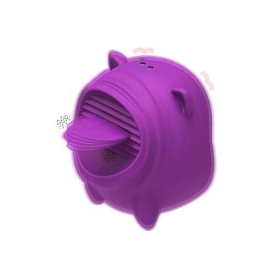 Imagem de Vibradores Estimulador Clitóris Língua Lambendo À Prova D'água Brinquedos Sexuais Femininos Adulto Zatla (Roxo)