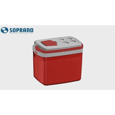 Imagem de Caixa térmica tropical 32 litros vermelha - Soprano