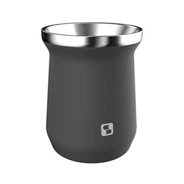 Imagem de Cuia Térmica de Chimarrão Tererê Parede Dupla de Inox 250ml Everest Soprano Cinza, Modelo: 09000.0189.68