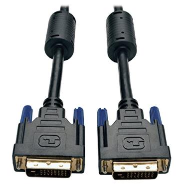 Imagem de Tripp Lite Cabo DVI Dual Link, cabo de monitor digital TMDS (DVI-D M/M) 6 metros (P560-020), preto