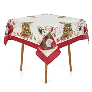 Imagem de Toalha de Mesa Quadrada 4 Lugares Fabula do Noel Karsten
