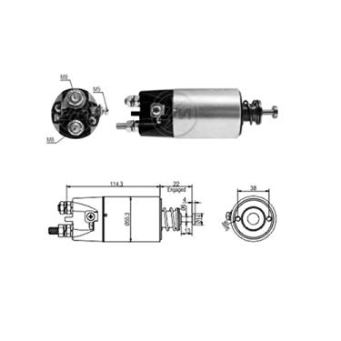 Imagem de Automatico Partida Fuso Fe Fg Series 3.9L 1999 Em Diante Referencia M371Xb0271 Me701583 Codigo Motor M008T55071 M008T55073 M8T55071 M8T55073 Me015766 Me21509 Me215097
