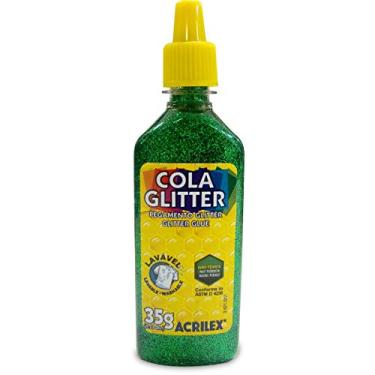 Imagem de Acrilex 29120206, Cola com Glitter, Contém 12 Frascos 35 g, Multicor