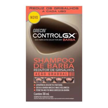 Imagem de Shampoo De Barba Redutor De Grisalhos Control Gx Grecin 118ml