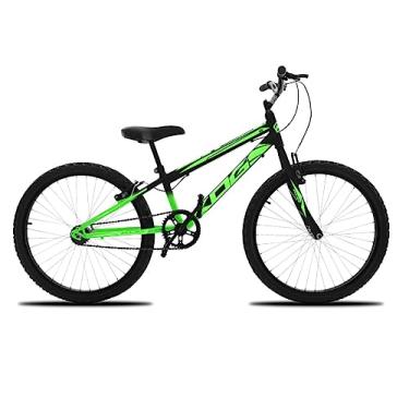Imagem de Bicicleta Infantil Aro 24 KOG Masculina Com Freio V-Brake, Verde Degrade e Verde