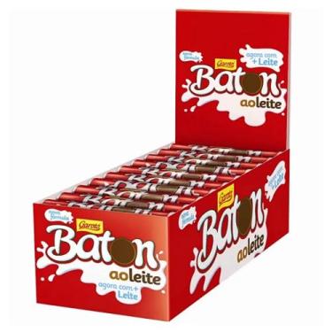 Imagem de Chocolate Baton Ao Leite Garoto 480g - 30 Unidades De 16 gramas