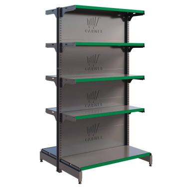 Imagem de Gôndola Fit 40 Centro 1 Inicial 2,02m Comercio Farmácia Loja - Amapá