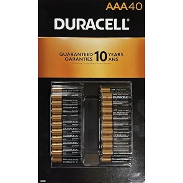 Imagem de Duracell - Baterias alcalinas AAA CopperTop - Bateria tripla de longa duração para uso doméstico e comercial - 40 unidades