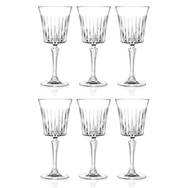 Imagem de Barski Taça de vinho - Taça - Vinho tinto - Vinho branco - Copo de água - Copos com haste - Conjunto de 6 taças - Vidro tipo cristal - 200 ml Lindamente projetado feito na Europa