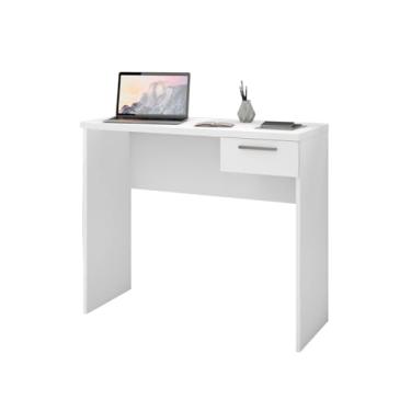 Imagem de Mesa De Escritório Home Office Com Gaveta Nt2000 Branco New (Branco New)
