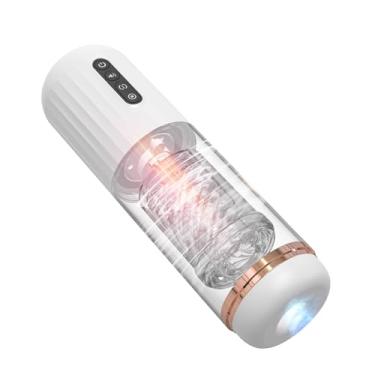 Imagem de MIFEIER Penis Pump Male Masturbator Automatic Sucking Telescopic Rotation Hands Free Pocket Pussy Sex Machine