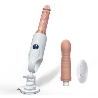 Imagem de MIFEIER Sex Machine Thrust Dildo Toy G-Point Clitoris Anal Stimulation 6-Speed Contraction and 10-Frequency Vibration Rotation