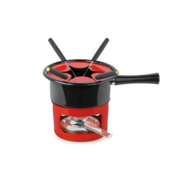 Imagem de Kit Serviço De Fondue Vermelho 8 Peças Forma 807907R - Forma Inox