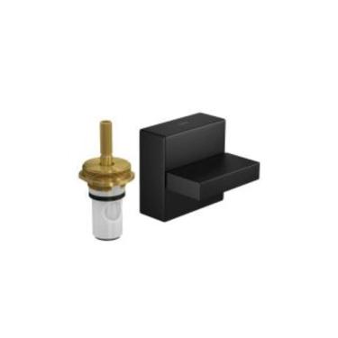 Imagem de Acabamento Para Registro De Pressão Até 1 Deca Dream Black Matte 4916.Bl87.Pq.Mt