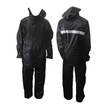Imagem de Capa De Chuva Motoboy Moto Conjunto Jaqueta Calça Reforçada - Kadê