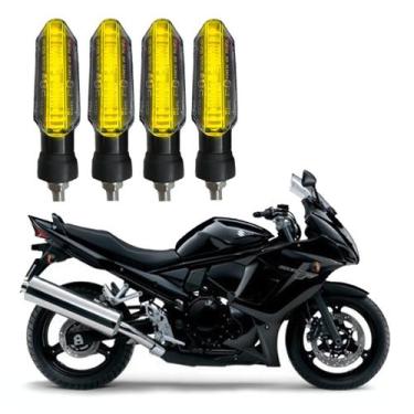 Imagem de Kit Seta para Moto SUZUKI 650F Pisca Led Universal P53 12V Esportivo 2