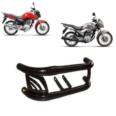 Imagem de Protetor Dianteiro Fan 125 2009 2010 2011 2012 2013 Preto - MA Motos