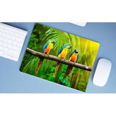 Imagem de Mouse Pad Grande, Arara Azul - Deluzz