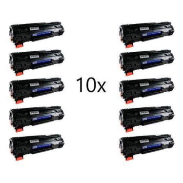 Imagem de KIT 10 Toner Compatível CE285A CB435A CB436A UNIVERSAL 85A  - Premium 