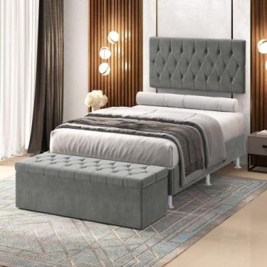 Imagem de Kit Painel Centaurus 160 e Calçadeira Sagitarius Sued Aradecor, Cinza,