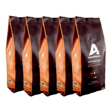 Imagem de Kit 5kg Café Grãos América Premium