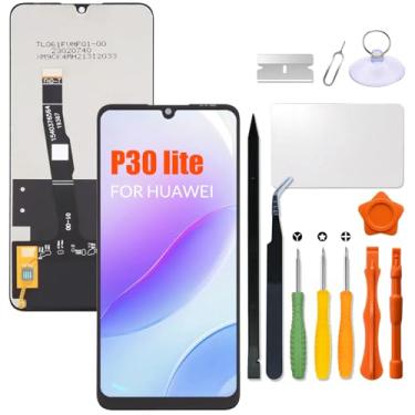 Imagem de Substituição para Huawei P30 Lite | Tela LCD Nova 4e para P30 lite Nova Edição MAR-LX2B MAR-LX3A MAR-LX2 MAR-L21 MAR-LX3 MAR-LX1 LCD Touch Screen Display Panel Digitalizador Assembléia com kit de