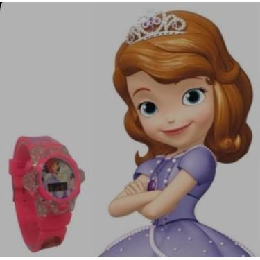 Imagem de Relógio Infantil Digital para Crianças Toca Musica Pisca Luz Led Perso