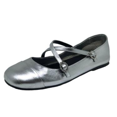 Imagem de Sapatilha Boneca Couro Adis Lia Line + Natália Toscano